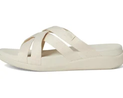 F-Mode Go Webbing Flatform Strappy Slides