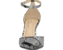 Foxena Pointed Toe Ankle Strap Pump