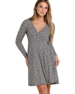 Freesia Wrap Long Sleeve Dress