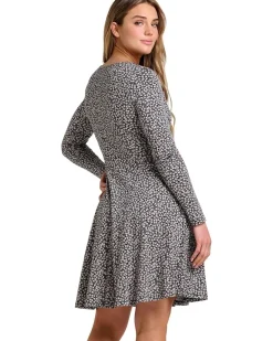 Freesia Wrap Long Sleeve Dress