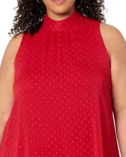 Fresh Clip Dot Sleeveless Dress