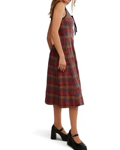 Freya Plaid Midi