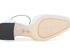 Fulian Ankle Strap Block Heel Pump