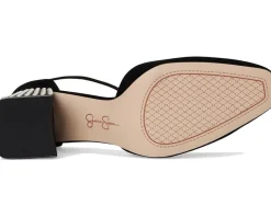 Fulian Ankle Strap Block Heel Pump