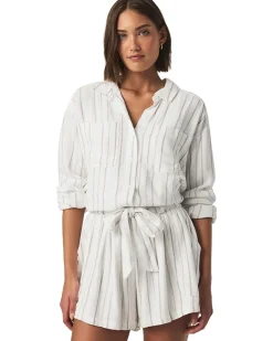 Gabrielle Stripe Button Down