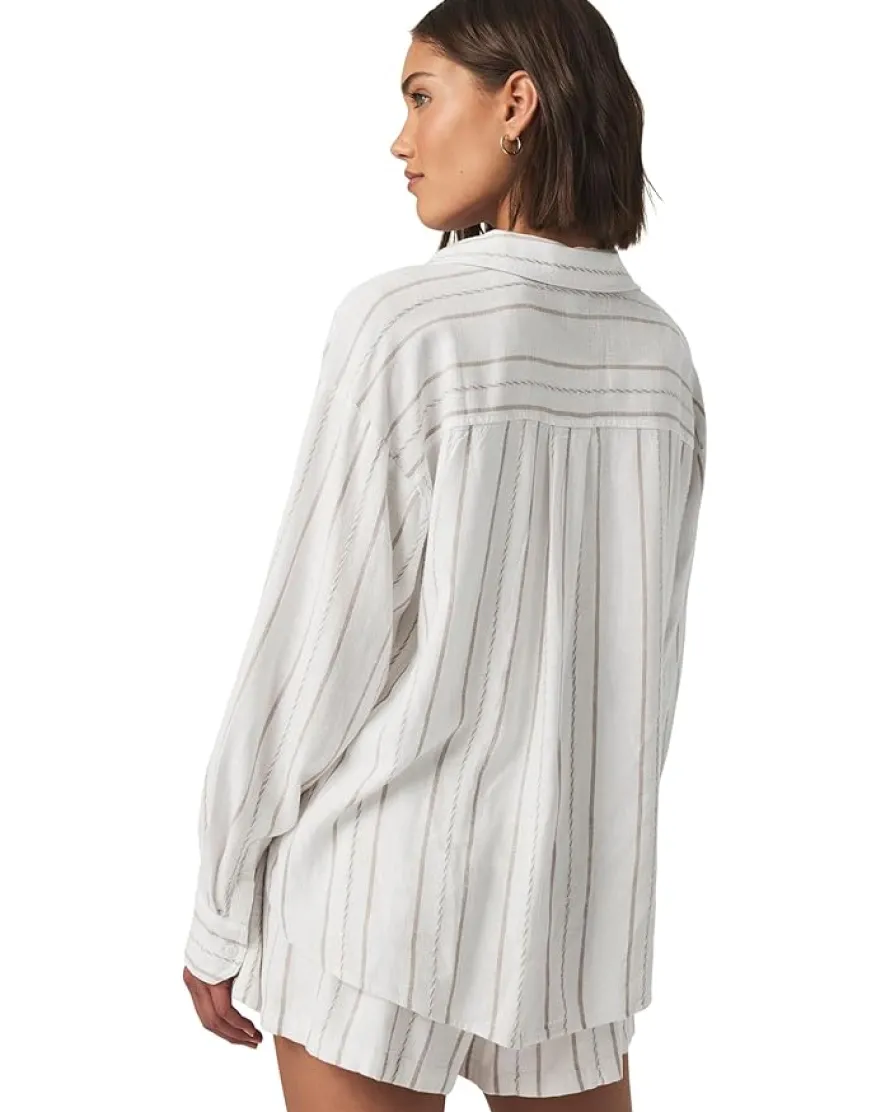 Gabrielle Stripe Button Down