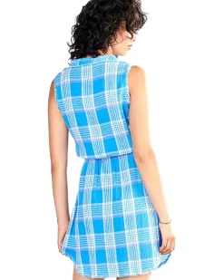 Gemma Dress - Storm Plaid