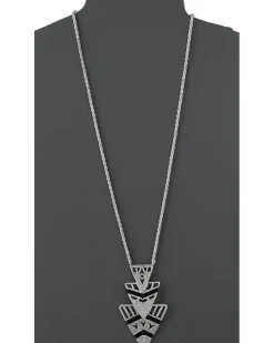 Get Connected Three Triangle Pendant Necklace