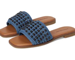 Gidya Beaded Flat Sandals