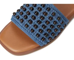 Gidya Beaded Flat Sandals