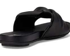 Gracie Soft-Twist Leather Slides