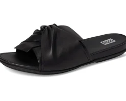 Gracie Soft-Twist Leather Slides