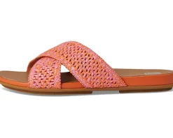 Gracie Woven Cross Slides