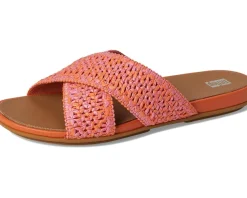 Gracie Woven Cross Slides