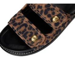 Graysin Quilted Double Band Slide Sandals