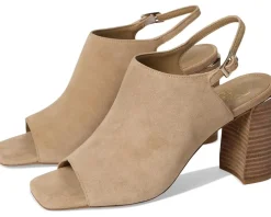 Haliza Peep Toe Block Heel Sandal