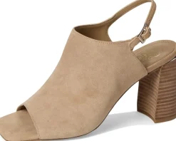 Haliza Peep Toe Block Heel Sandal