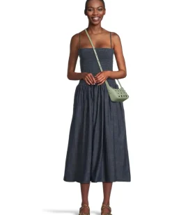 Halo Studded Fine Grain Leather Crossbody