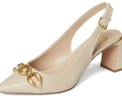 Hamden Chain Link Slingback Pumps