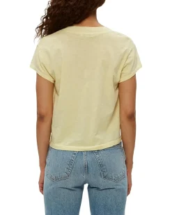 Harlan Cropped V-Neck Tee