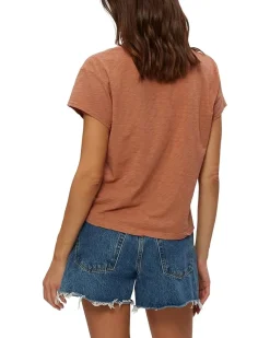 Harlan Cropped V-Neck Tee