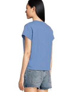 Harlan Cropped V-Neck Tee