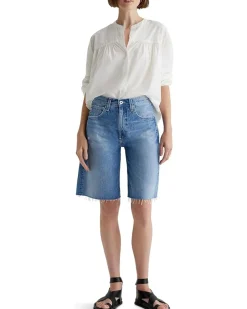 Hattie High Rise Barrel Shorts