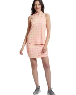 Heavy Metal Print Sleeveless Top