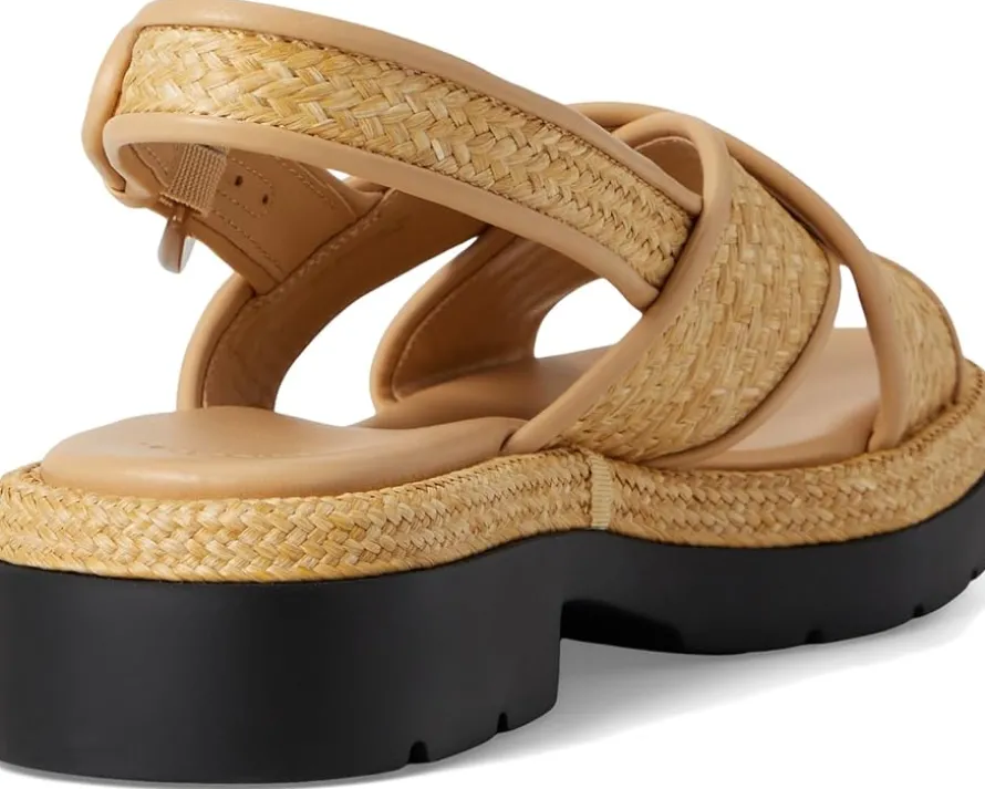 Helena Raffia Slingback Sandals