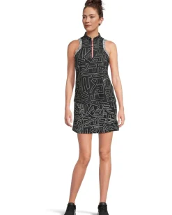 Hieroglyphics Print Sleeveless Top