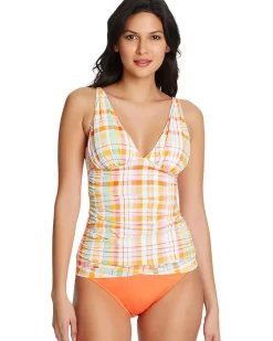 Hip To Be Square Over-the-Shoulder Tankini