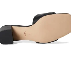 Holly Block Heel Sandals with Quilting