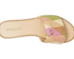 Holly Quilted Patchwork Leather Sandals