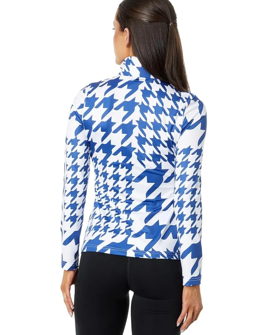 Houndstooth 1/2 Zip