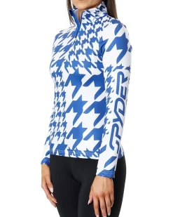 Houndstooth 1/2 Zip