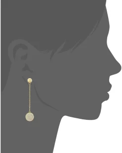 Iconic Linear Fireball Earrings