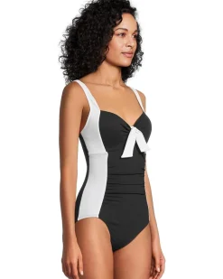 Island Cays Color-Block Tie One-Piece