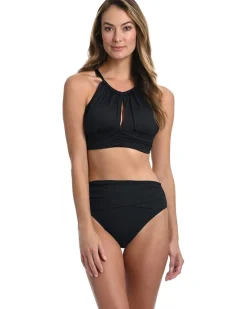 Island Goddess High Neck Midline Bralette