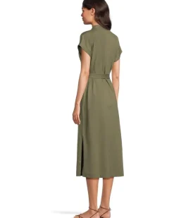 Islandscape Jersey Midi Dress