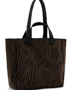 Izzy Zebra East/West Tote