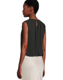 jade top - polyester chiffon