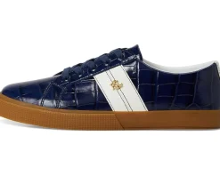 Janson II Croc-Embossed Leather Sneakers