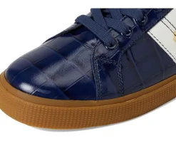 Janson II Croc-Embossed Leather Sneakers