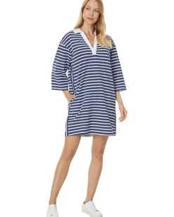 Jovanna Stripe 3/4 Sleeve Dress