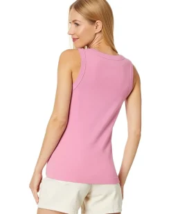 Jude Rib Knit Crew Neck Tank