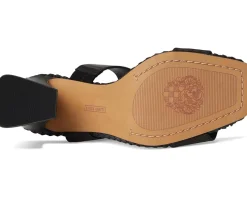 Kaden Stitched Block Heel Mule Sandals