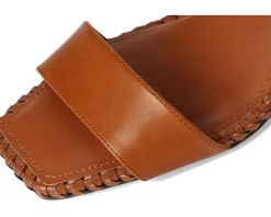 Kaden Stitched Block Heel Mule Sandals