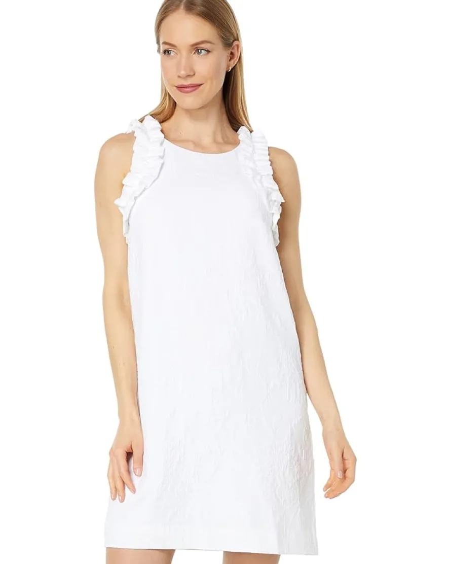 Kailee Stretch Ruffle Shift Dress