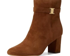 Kellie Suede Bootie Heel