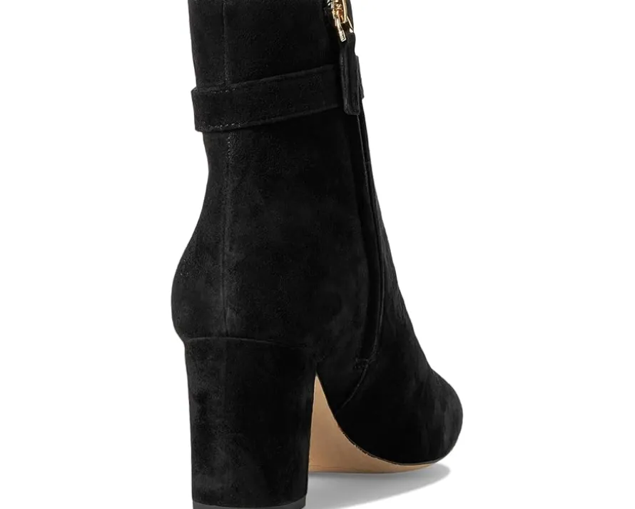 Kellie Suede Bootie Heel